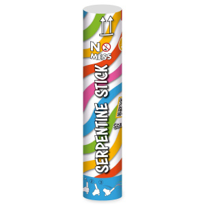 Colourful No Mess Streamer Stick - 20cm