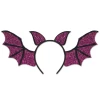 Purple Glitter Bat Wings Headband