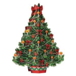 3D Christmas Tree Table Decoration - 30cm