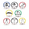 8 x Summer Sports Mini Table Decorations - 11cm