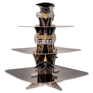 Graduation "Congrats Grad!" Cupcake Stand - 38cm
