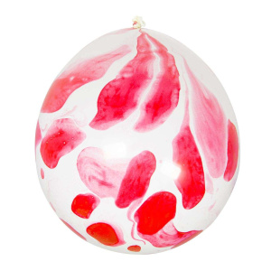 4 x Blood Stained Halloween Latex Party Balloons - 30cm