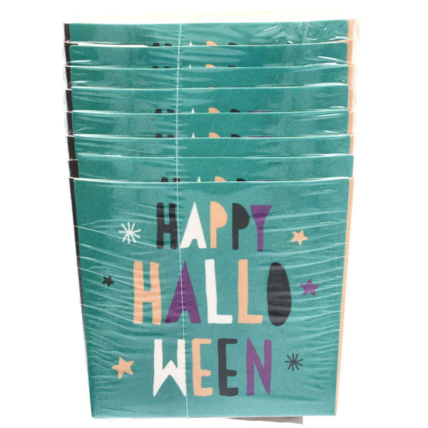 8 x Happy Halloween Treat Cups - 8.5cm x 8.5cm