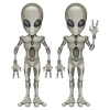 8 x Alien Beings Cutout Decorations - 31cm x 14cm