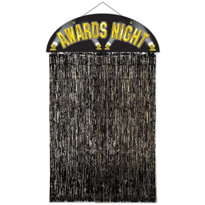Awards Night Door Shimmer Curtain - 1.35m x 90cm