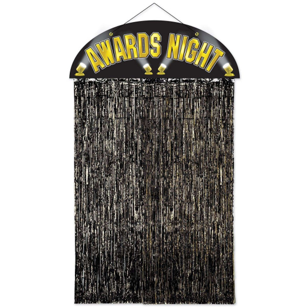 Awards Night Door Shimmer Curtain - 1.35m x 90cm