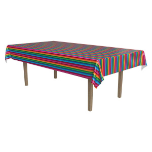 Mexican Poncho Fiesta Tablecloth - 2.7m x 1.4m