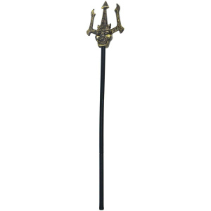 Gold Decorated Devil's Trident - 1.1m