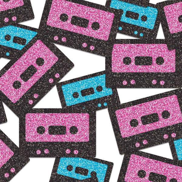 14g x Cassette Tape Glitter Table Confetti - 3.8cm - 5.1cm