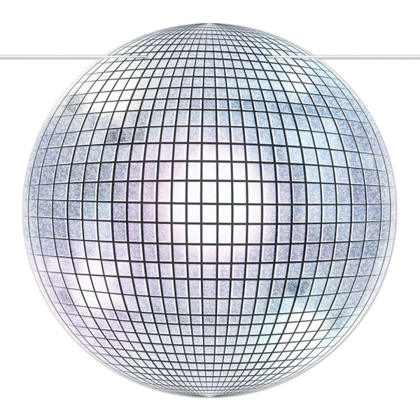 1970's Disco Ball Banner - 2.4m x 18cm