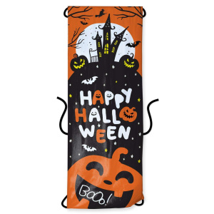 Fabric "Happy Halloween" Spooky Scene Door Cover - 2.5m x 80cm