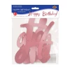 Rose Gold Metallic Foil "Happy Birthday" Letter Banner - 1.5m x 23cm