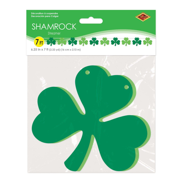 St Patrick's Day Shamrock Banner - 2.1m x 15cm