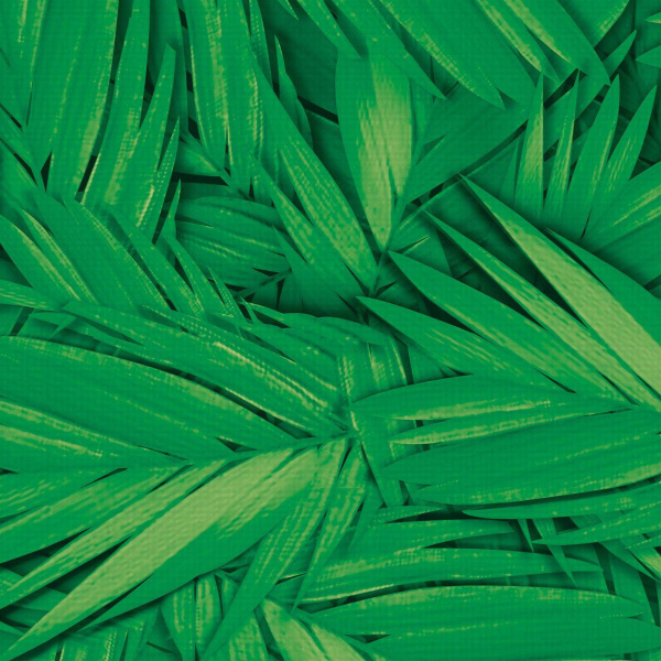Tropical Palm Leaves Floor Runner - 3m x 60cm