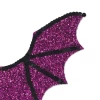 Purple Glitter Bat Wings Headband