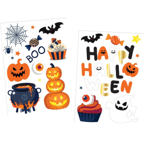 23 x Spooky Halloween Window Stickers