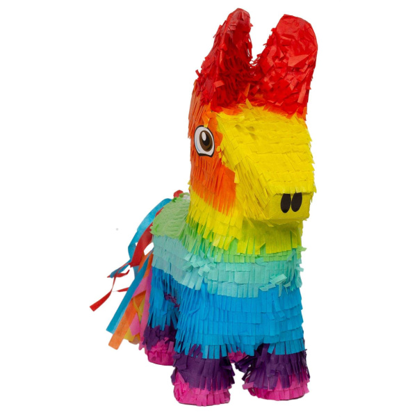 Rainbow Donkey Pinata - 39cm