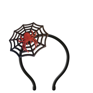 Glitter Spiderweb Halloween Headband