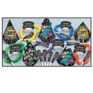 125 pc New Yorker Happy New Year Party For 50 Set