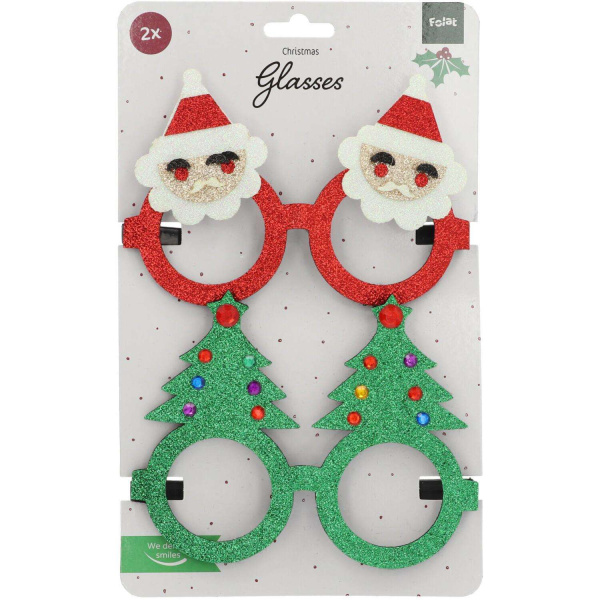 2 x Christmas Party Glasses