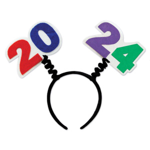 New Year 2024 Headband Boppers