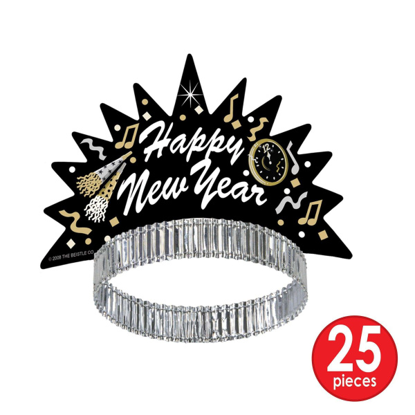 125 pc New Year Tymes Happy New Year Party For 50 Set