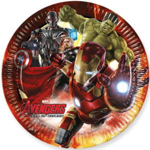 8 x Marvel Avengers Age Of Ultron Party Plates - 23cm