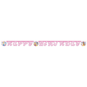 Disney Princess "Happy Birthday" Letter Banner - 1.8m