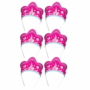 6 x Disney Princess Summer Palace Tiara Crowns