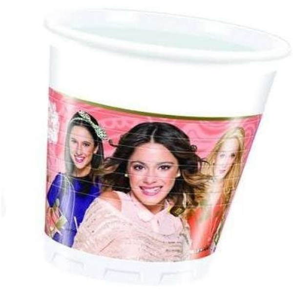 8 x Disney Violetta "Love Music Passion" Party Cups - 200ml