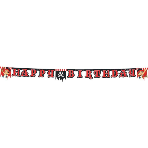 Disney Jake And The Neverland Pirates "Happy Birthday" Banner - 2m