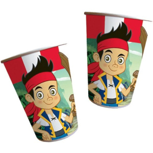 8 x Disney Jake And The Neverland Pirates Party Cups - 266ml