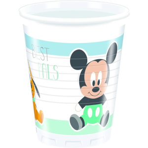8 x Disney Mickey Mouse Baby Pals Party Cups - 200ml