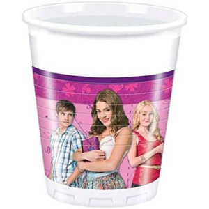 8 x Disney Violetta Party Cups - 200ml