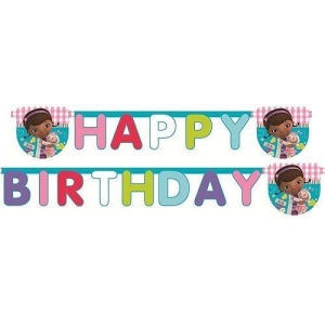 Disney Doc McStuffins "Happy Birthday" Letter Banner - 2.2m