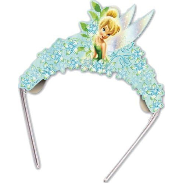 6 x Disney Tinkerbell Flower Tiara Crowns
