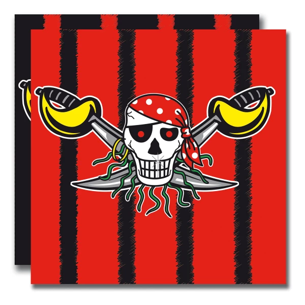 Red Pirate Children's Party Kit - Image 4