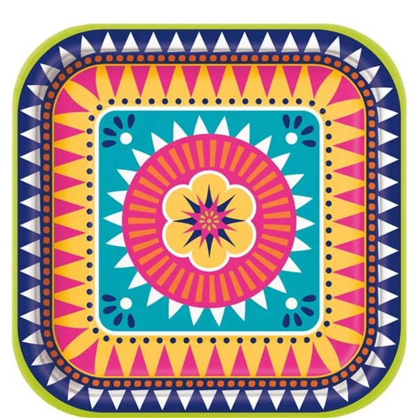 Square party plates